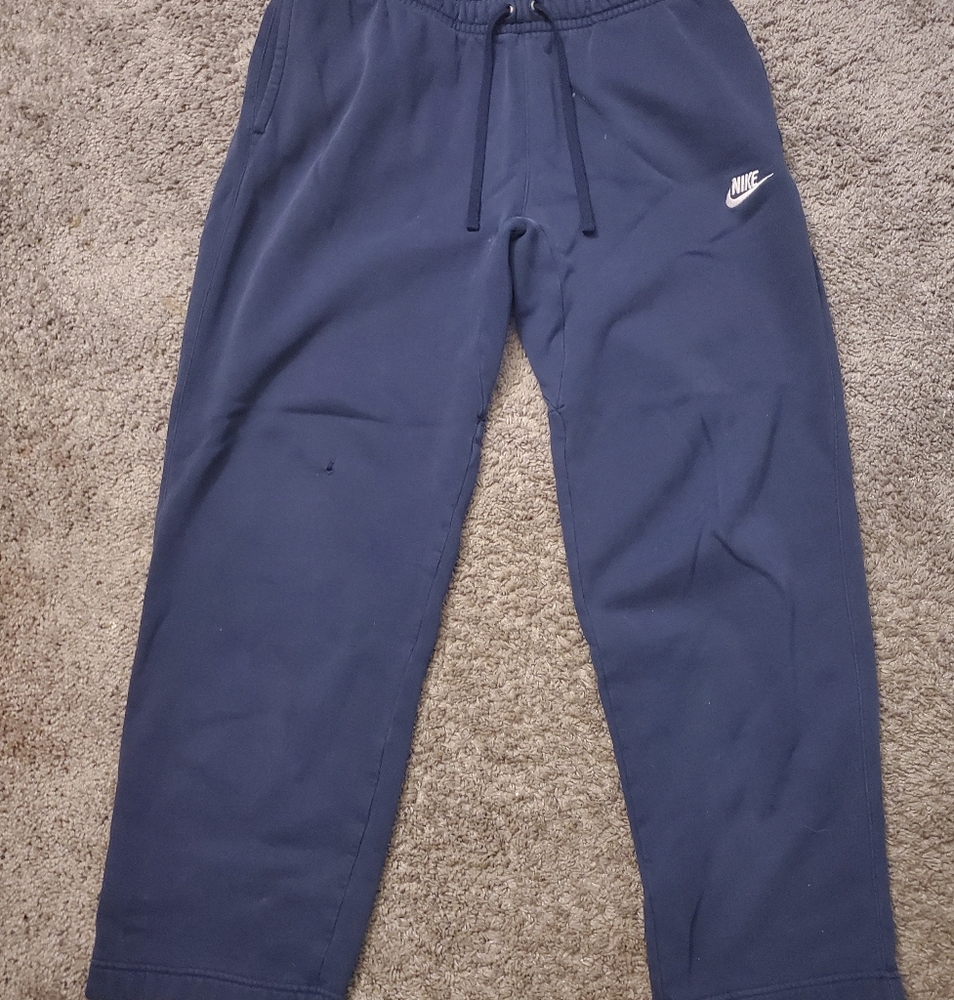 Blue nike sweatpants